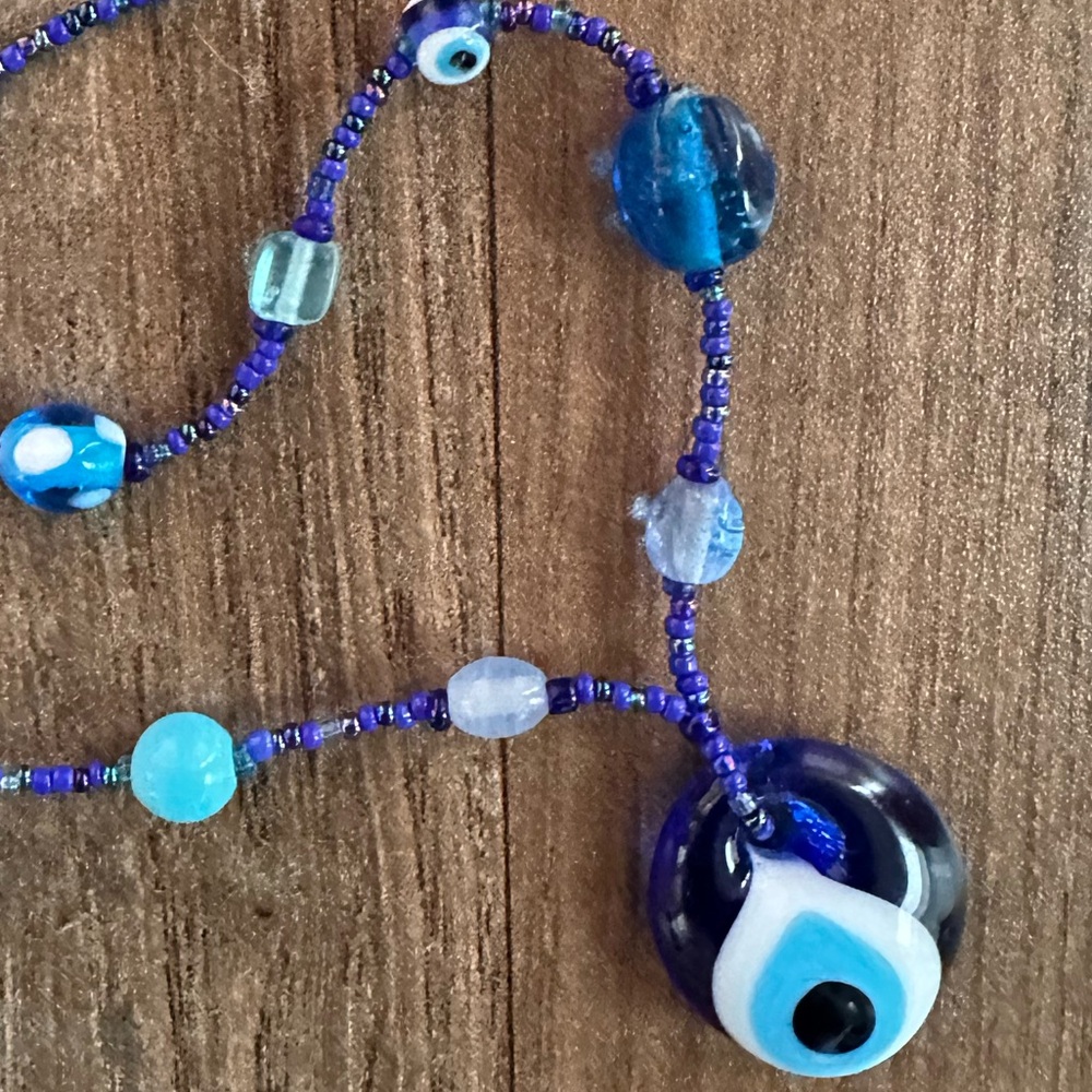 Glass evil eye